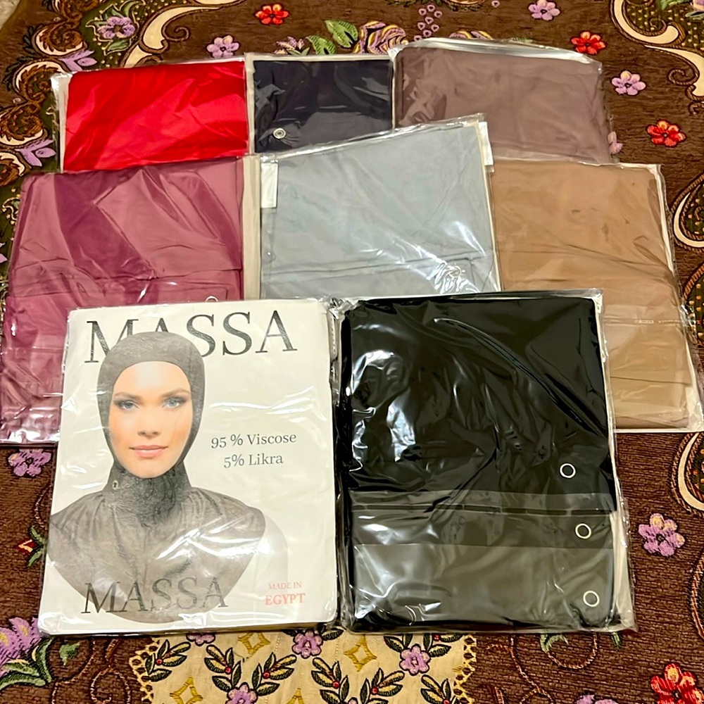 Hijab or underscarf Made in Egypt 8 Items
